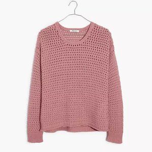 NWT Madewell Open-Sitch Austen Pullover Size L